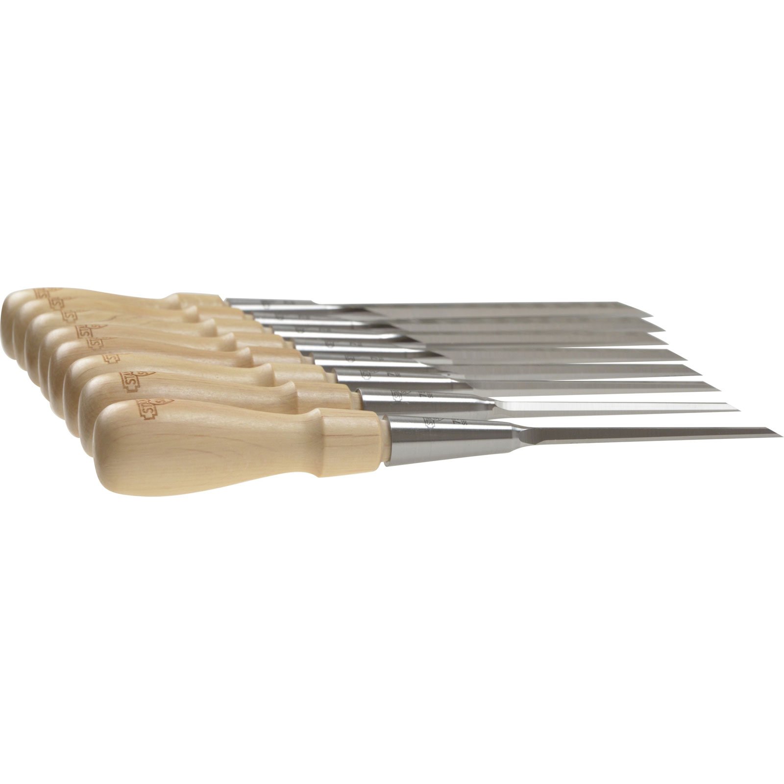Stanley Sweet Heart - Pack de 8 formones (3, 6, 10, 12, 16, 18, 25, 32 mm)