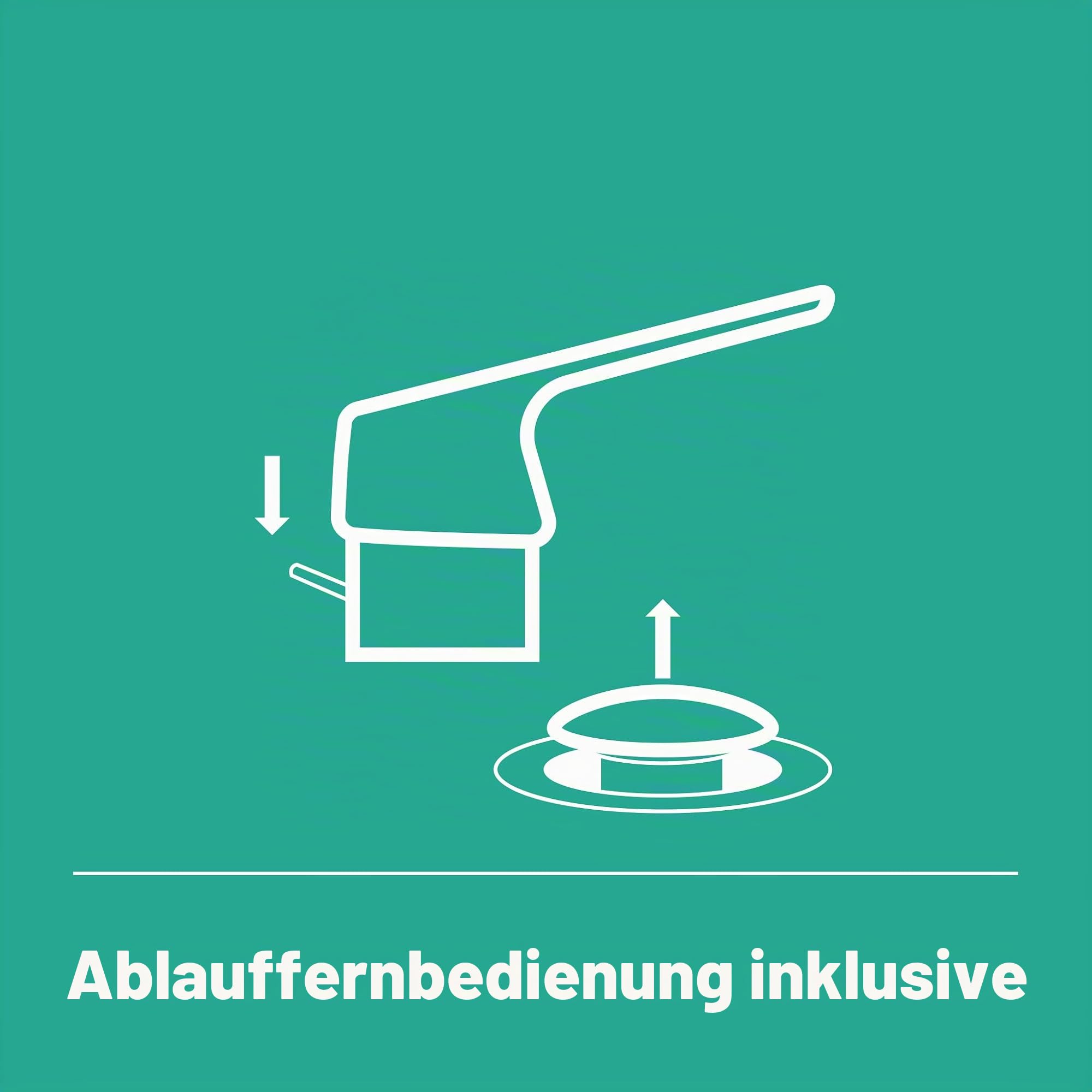 hansgrohe Einhebel-Bidetmischer Rebris S, Bidetarmatur mit Metall Zugstange, wassersparend, Chrom