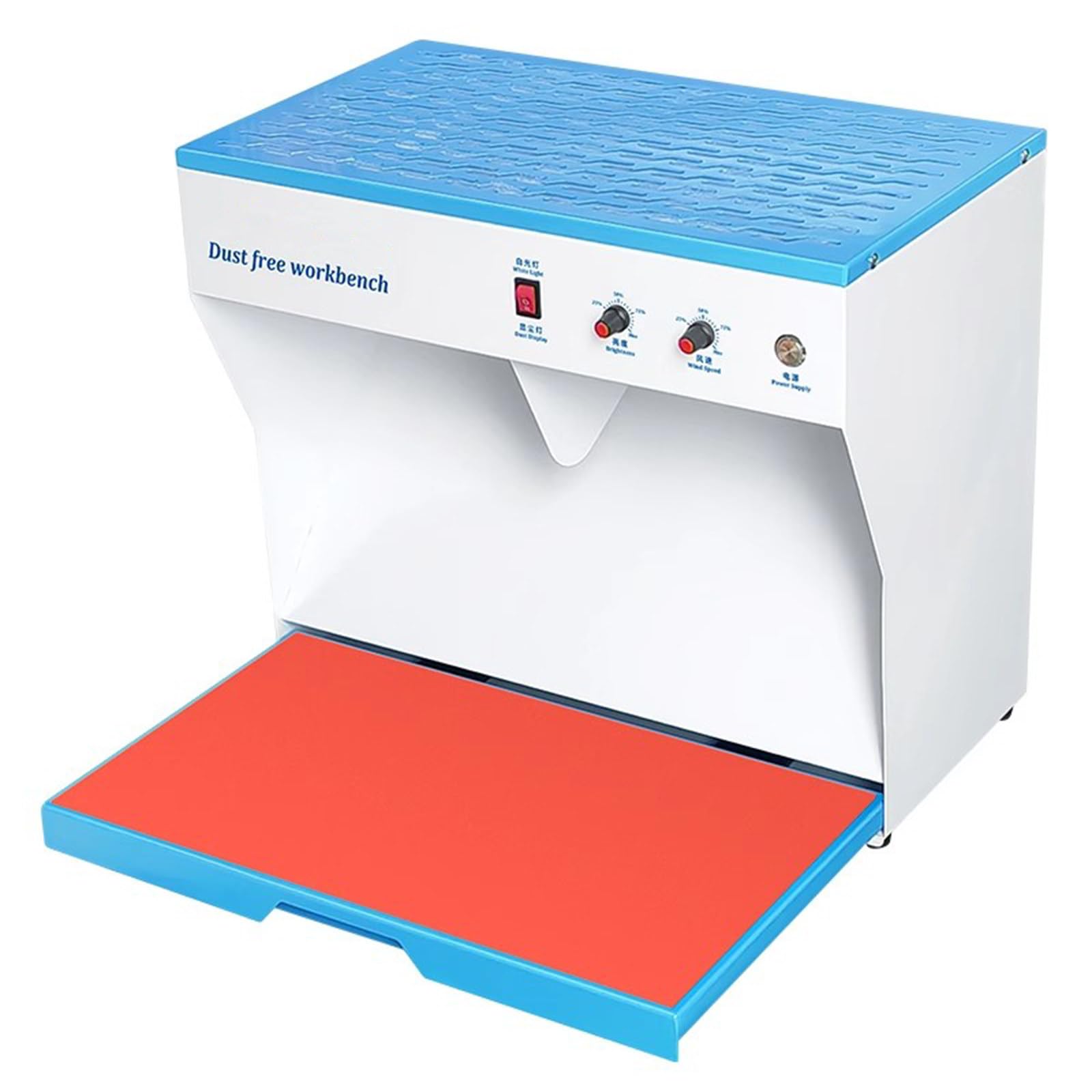 Vertikale Laminar Flow Hood, Clean Bench mit 10 einstellbaren Windgeschwindigkeiten, ideal für Reinraumarbeiten und Handy-Reparatur, verbesserte Luftzirkulation und Kontaminationskontrolle