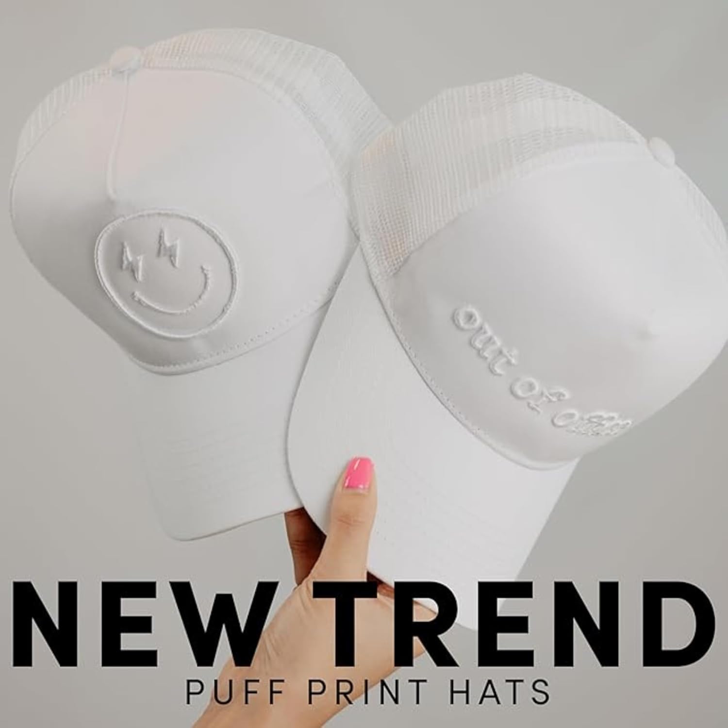 KATYDID American Honey Two-Toned Trucker Hat – Embroidered Vintage Cap for Women – Trendy Women's Snapback – Made in USA - Image 5