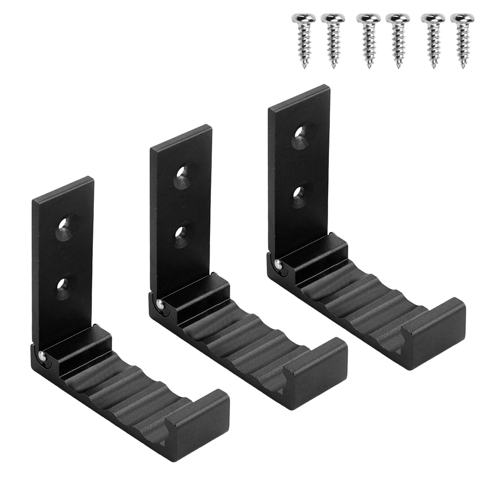 PANGBOER Metal Wall Hanger Hook Set, Foldable 3 Pack for Bathroom Closet Entryway and Kitchen Daily Item Organization Use Wall Hook Fold Down Storage Screw Mounted Robe Towel Hanger Purse Entryway