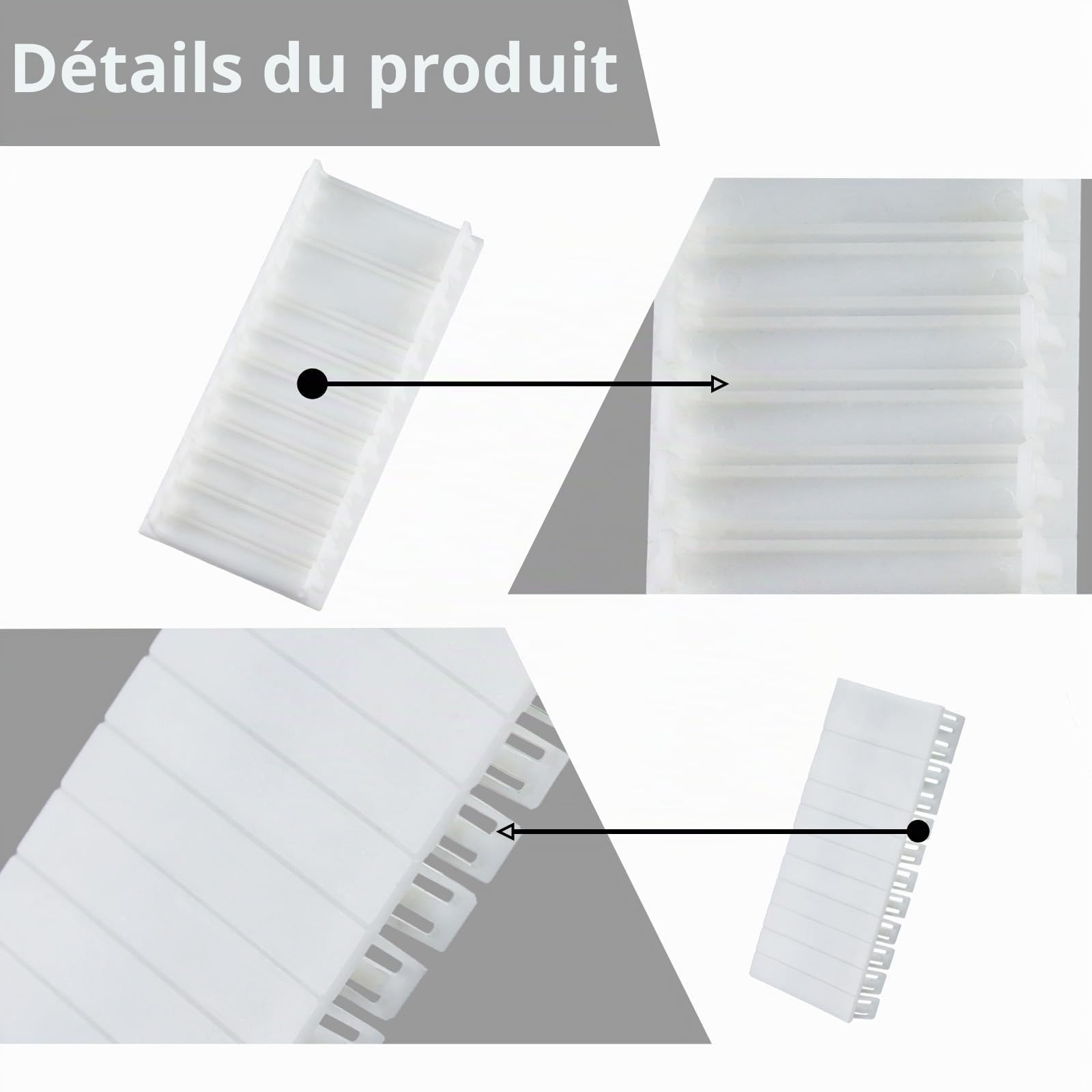 Caches modulaires 6TE extensibles 12TE pour coffret électrique Compatibles F-Tronic Hager Hensel