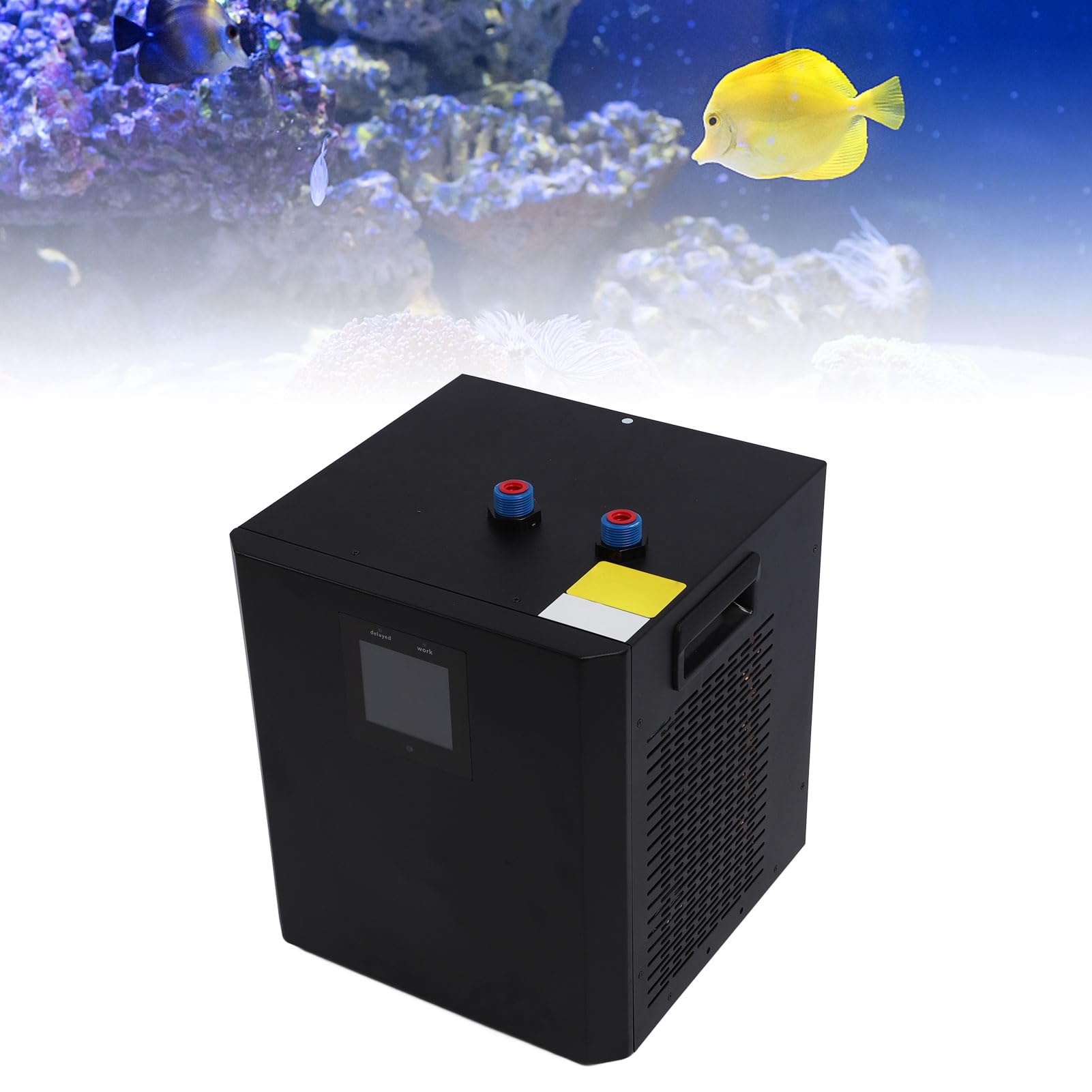 Refrigeratore d'Acqua per Acquari - Refrigeratore d'Acqua 1/3 per Immersione a Freddo con Touch Screen LCD e Telecomando a 3 modalità, Refrigeratore Speciale dal Design
