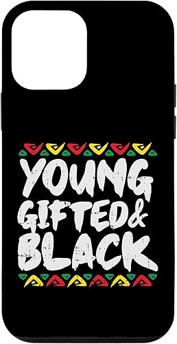 Miniatura 12 de Funda de regalo afroamericana para iPhone 14 Pro Max Young Gifted Black Kente Dashiki Pride