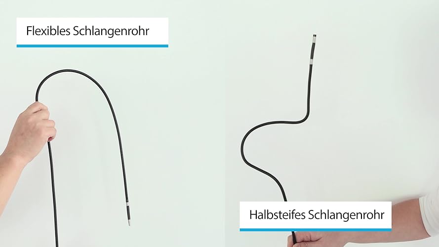 Bild 6 - Ralcam Endoskopkamera mit Licht Endoscope Camera - Endoskop 8,5 mm Inspektionskamera 4,3" HD 1080P Rohrkamera, Kameras mit 6 LED, IP67 Wasserdicht 2M Halbstarre Kabel