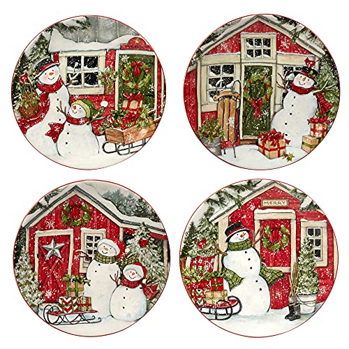 Certified International Snowman's Farmhouse 16 Pc. Dinnerware Set, Service for 4 by Certified International - Image 3