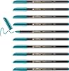 Edding 1200 Green Metallic Pen - 10 Pack - Round Nib 1-3 mm Glitter Marker for Writing, Drawing, Sketching, Guest Books, Card Making, DIY Photo Albums and Scrapbooking