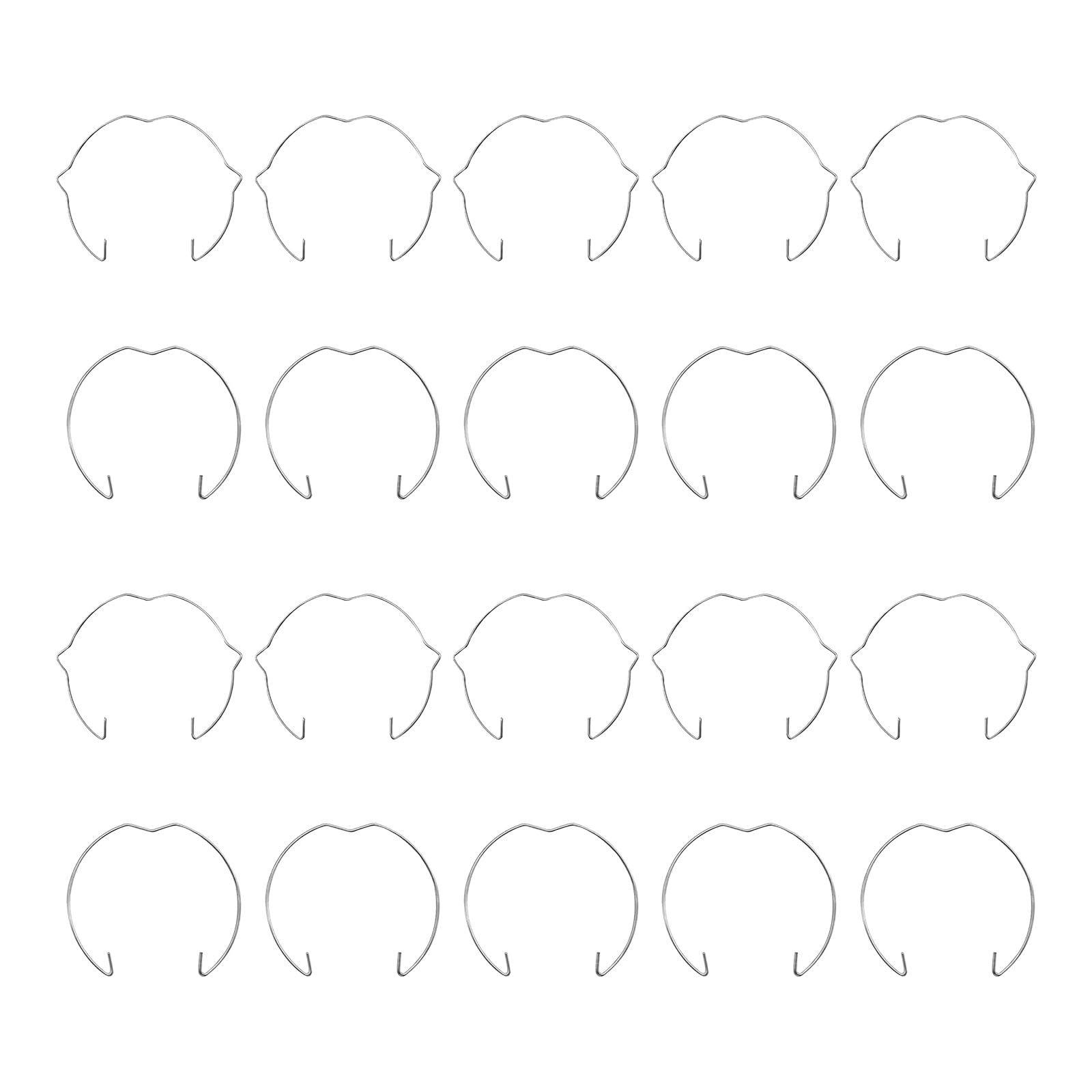 Tampon Signature Des Parents 24Pièces Anneaux De Fixation À Ressort De 50Mm/60Mm Ressort Clip De Ampoule Gu10 Led