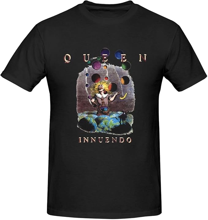 QUEEN INNUENDO ブラック Tシャツ QUEEN INNUENDO ブラック Tシャツ