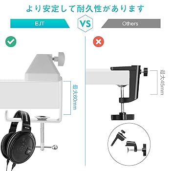 Amazon.co.jp: EmJTao QuadCast Sブームアームマイクスタンド