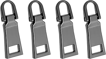 専用　グレー　B品　【中ジップ持ち手破損】 Amazon | ファスナー 交換用 引き手 4個セット ジッパー パーツ