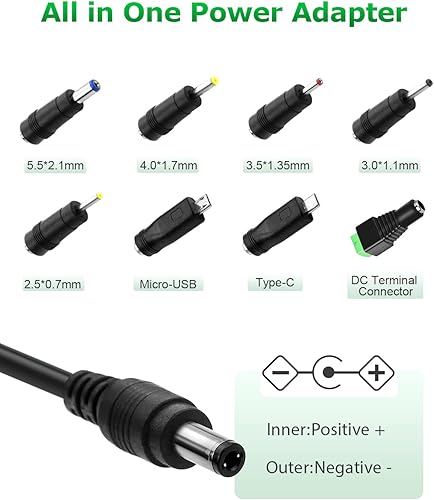 Miniatura 3 de Adaptador de fuente de alimentación de 6V 1A DC para altavoz AC 100V-240V a DC 6 voltios 1Amp cargador para bote de basura, timbre de puerta,