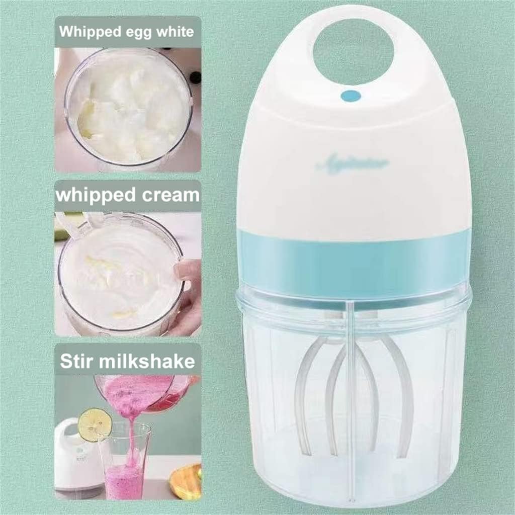 Electric Whisk Household Baking Automatic Whip Whisk Cream Cake Mixer Egg Whisk Beater Portable (Color : A Size : As the picture shows)