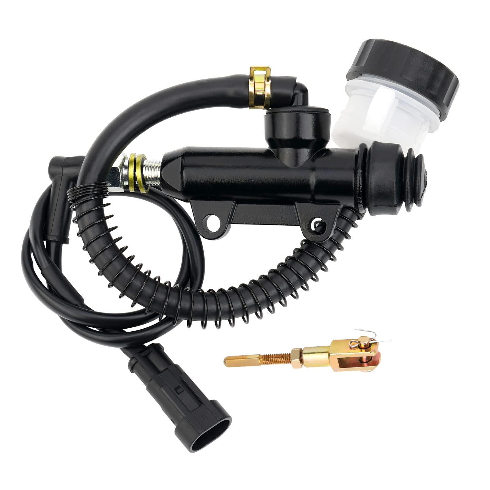 AHL Maître Cylindre Hydraulique Arrière de Moto Pompe de Frein Arrière de Maître-cylindre Compatible avec Benelli BJ300 BN302 ABS