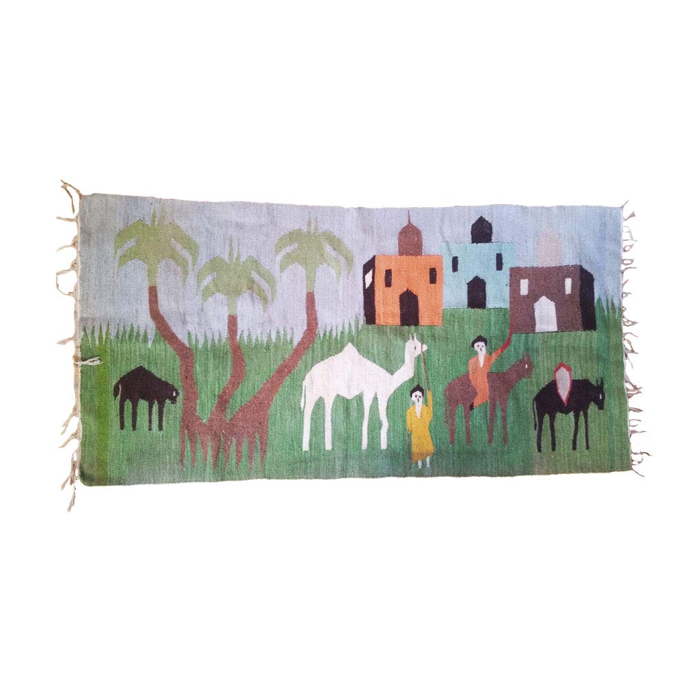 Tapis égyptien artisanal - L'âme de l'Égypte au cœur de votre maison
