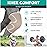 Modvel 2 Pack Knee Brace for Women & Men - Workout Knees Compression Sleeve for Knee Pain Relief Joint Support for ACL, Arthritis, Meniscus Tear Knees Brace for Sports, Rodilleras para Gym Fitness