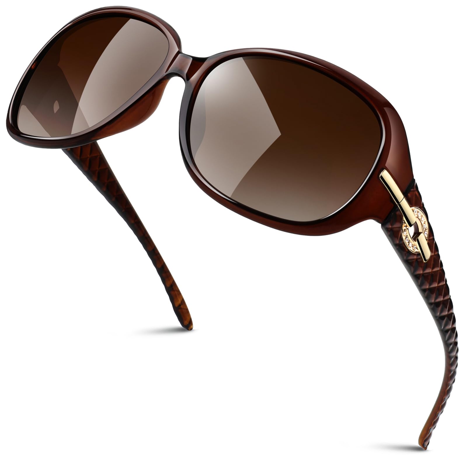 Sunglasses Womens Polarized Trendy Oversized Sun Glasses Fashion Ladies Shades 100% UV400 Protection S85