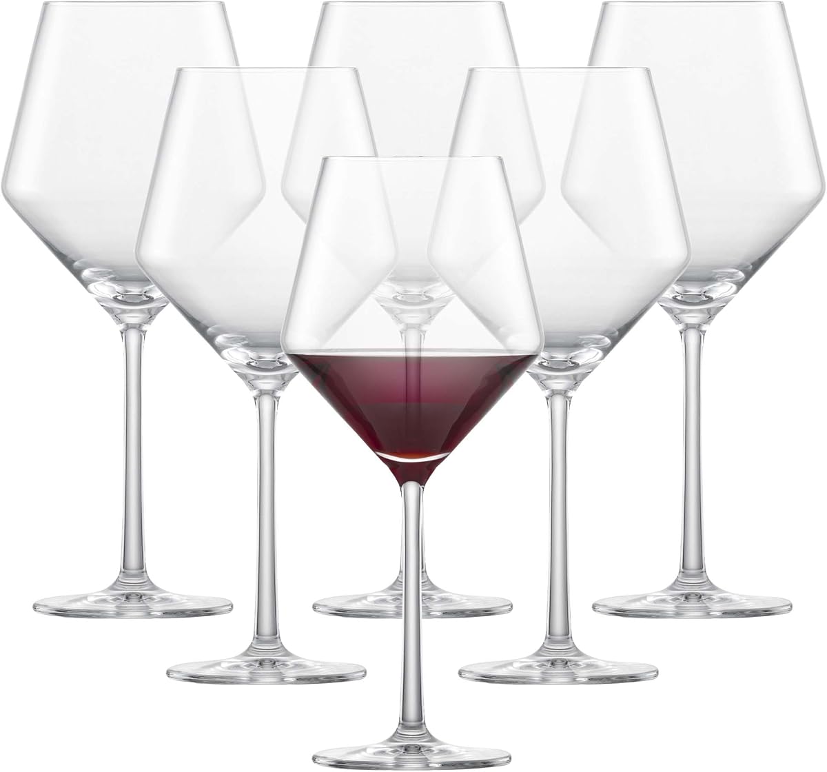 ZWIESEL GLAS Copas de vino tinto Pure Beaujolais (juego de 6), copas de vino para vino tinto, copas de cristal Tritan hechas a máquina, aptas para lavavajillas, fabricadas en Alemania (16 onzas)