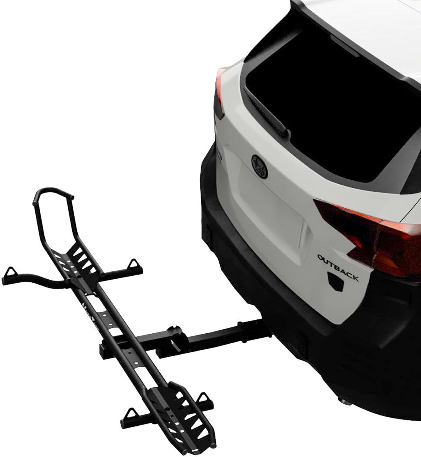 MotoTote Mini – Premium Ebike Rack (200 lbs. Capacity) with Zero Wobble Hitch Mount, Fits Fat Electric Bike Tires up to 5"