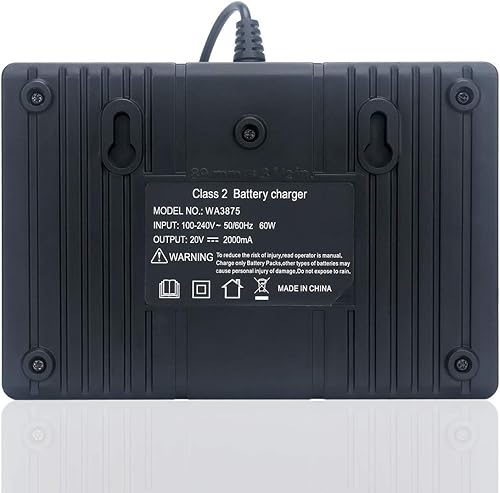 Miniatura 9 de Elefly Cargador WA3875 de doble puerto de 20 V compatible con batería de litio Worx 18V/20V WA3578 WA3525 WA3520 WA3575 WA3512 WA3770 WA3881 WA3742