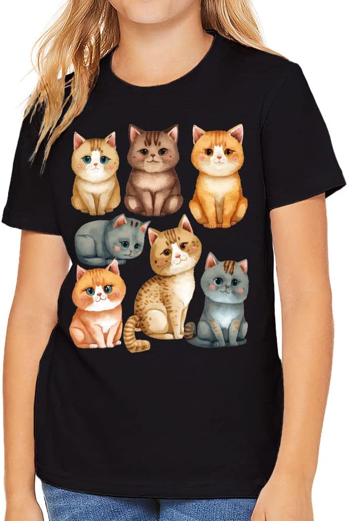 Kitties Design Kids' T-Shirt - Funny T-Shirt - Beautiful Tee Shirt for Kids