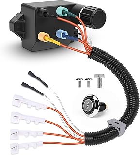 Uniflasy 66355 Grill Igniter Button for Weber Genesis II 410/210 Gas Grills(Model Years 2017 and Newer), Igniter Kit for Models Genesis II E-410 SE-410 LX410 E-210