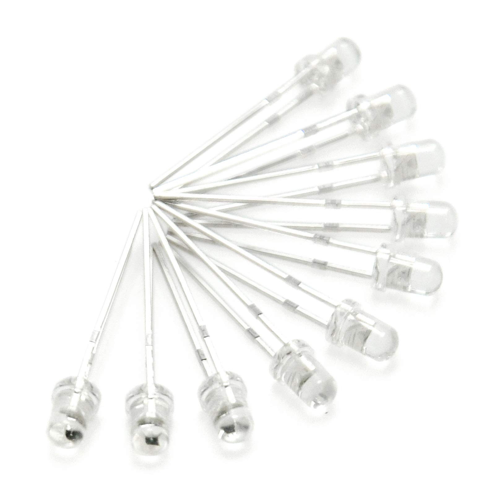 Lot De 10 LED Rondes 3mm Jaunes - 1,9V 15mA Pour Arduino, Modélisme, électronique