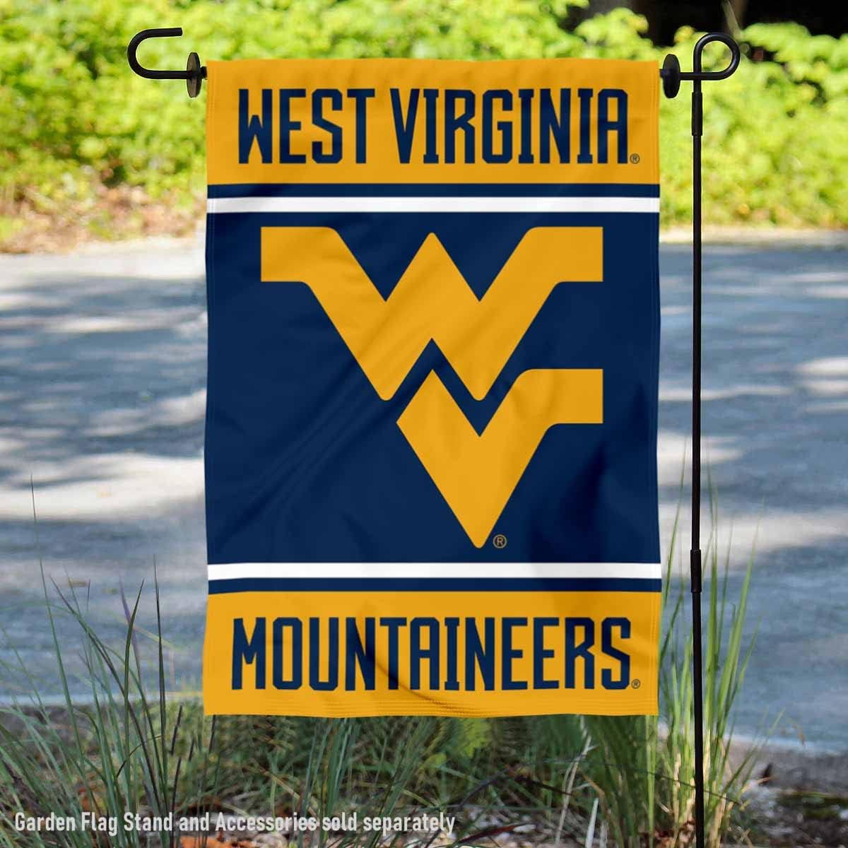 West Virginia Mountaineers Garden Flag