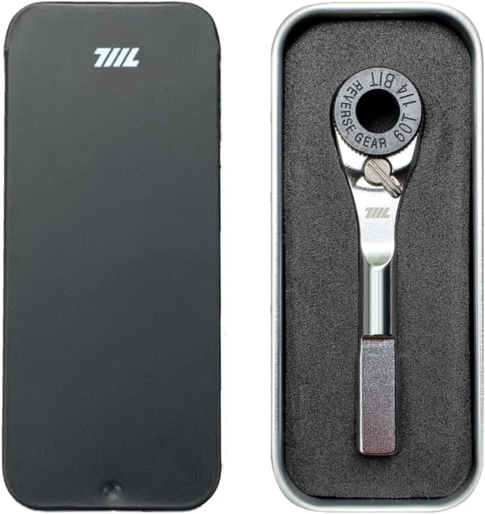 711L EDC Ratchet Wrench For Multi Tools ¼” Hex Bit Driver Wrench Screwdriver Extension Bit Holder