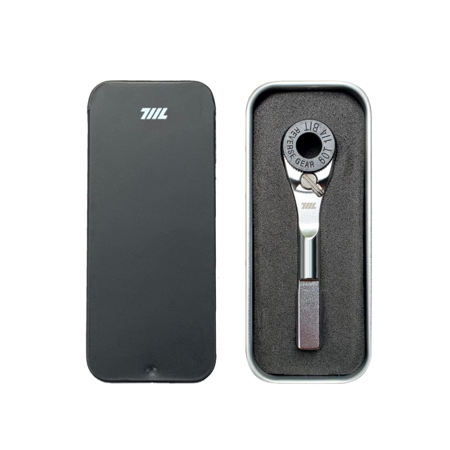 711LEDC Ratchet Wrench For Multi Tools ¼” Hex Bit Driver Wrench Screwdriver Extension Bit Holder