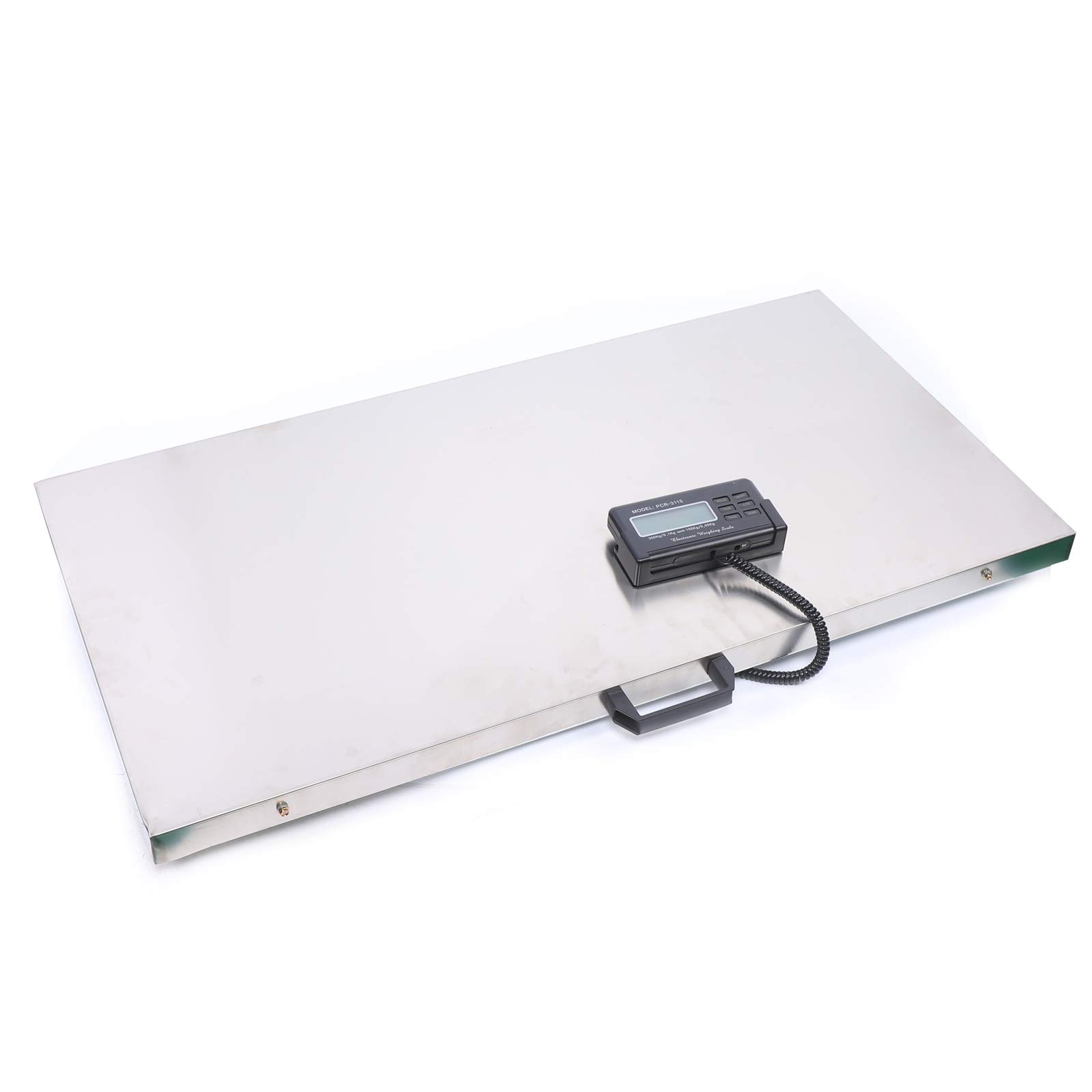 660lbs Large Platform Digital Scale Floor Scale Postal Animal Vet Scale Pet Scale Livestock Scale Stainless Steel Platform Mail Shipping Luggage Scale Animal Pet Scale