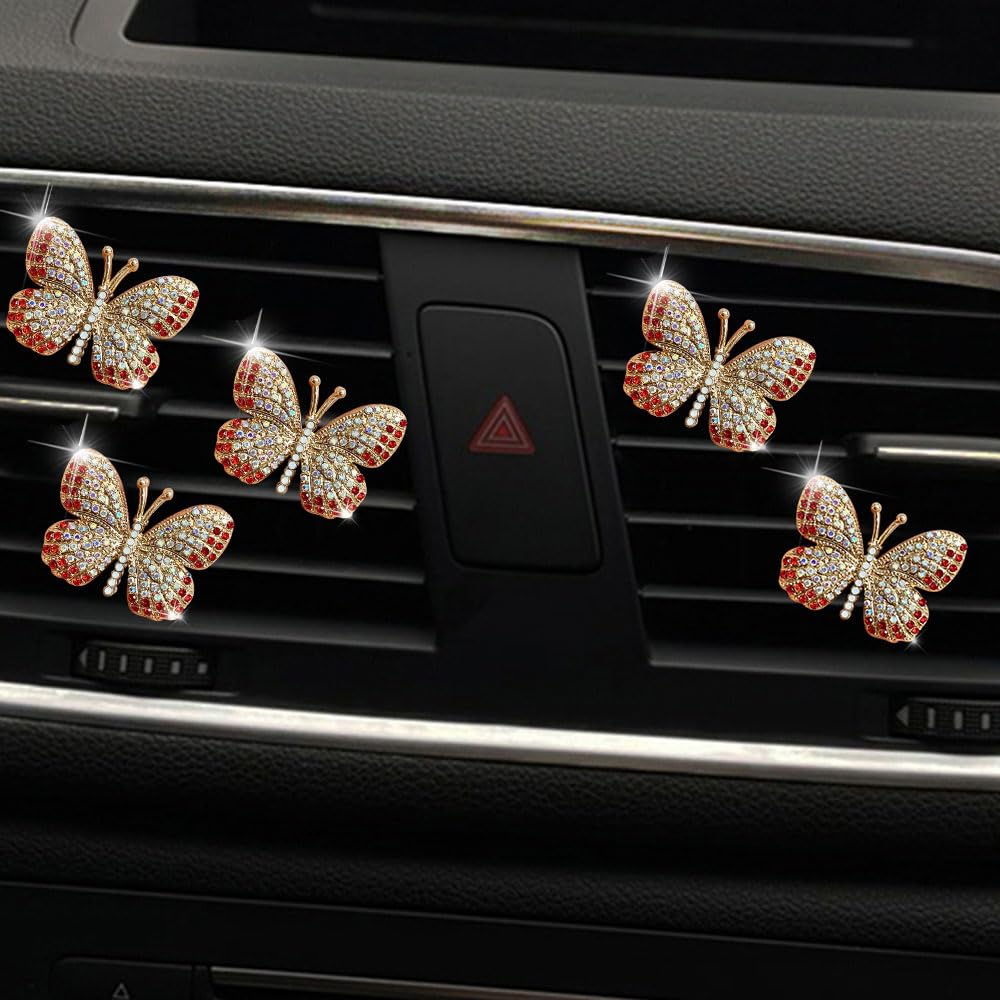 Désodorisant Voiture Personnalisable - Clip à Grille D'aération, Bois, Avec Bâton Rechargeable - Parfum Naturel - 8