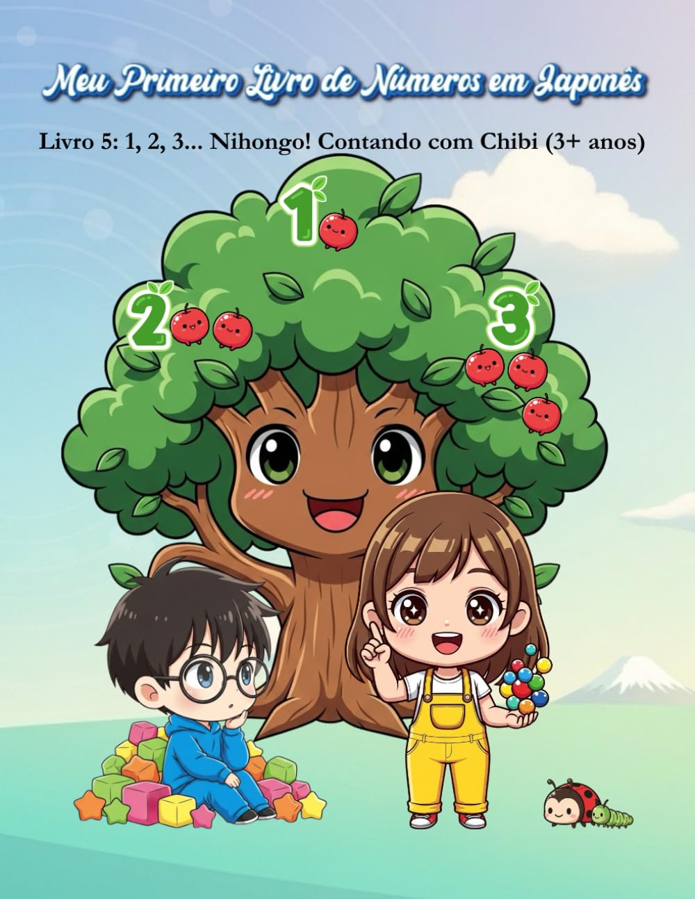 Meu Primeiro Livro de Números em Japonês: Livro 5: 1, 2, 3... Nihongo! Contando com Chibi (3+ anos) (Série Chibi Bilíngue)