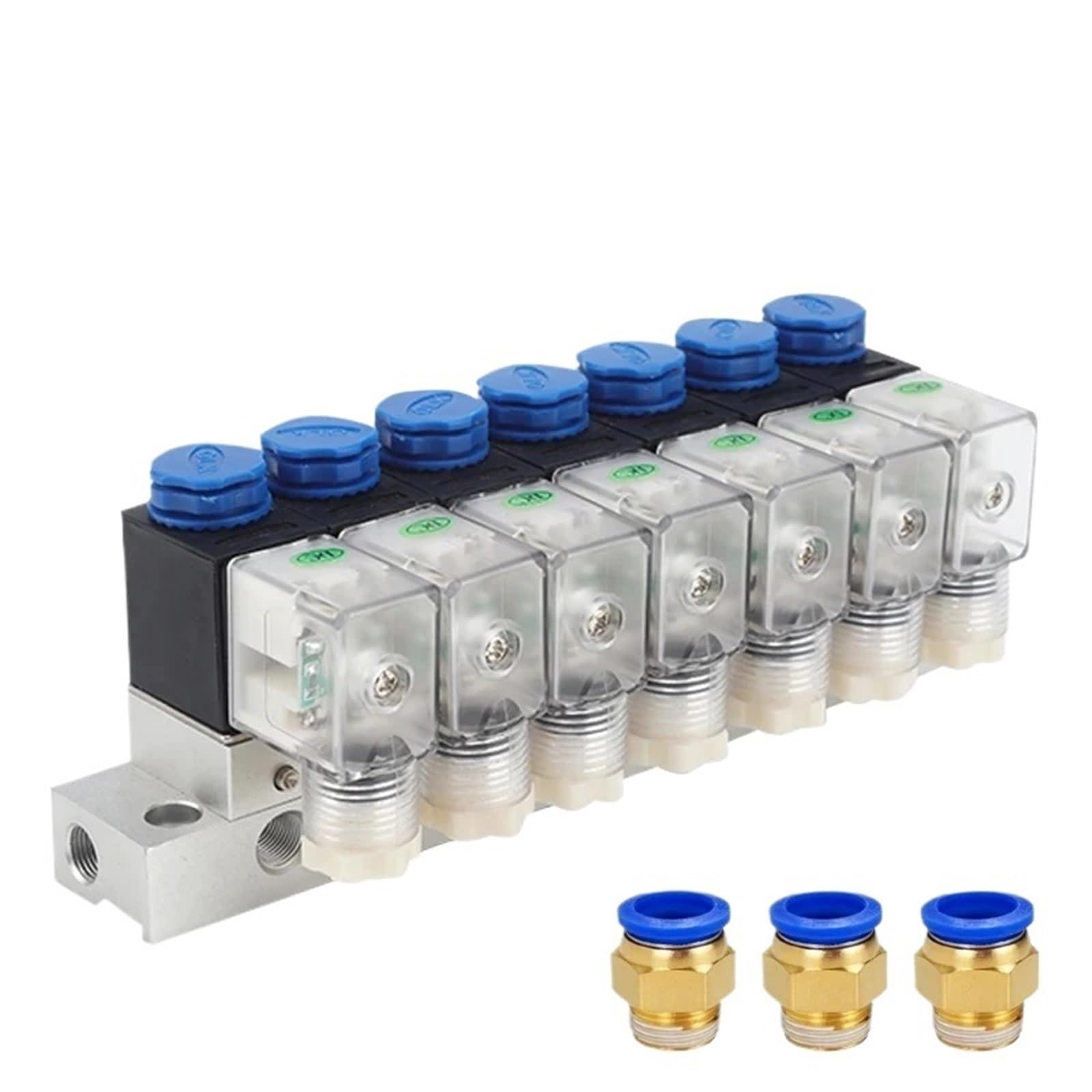 Électrovanne pneumatique 3V1-06-NC distributeur d'air 3/2 voies normalement fermé