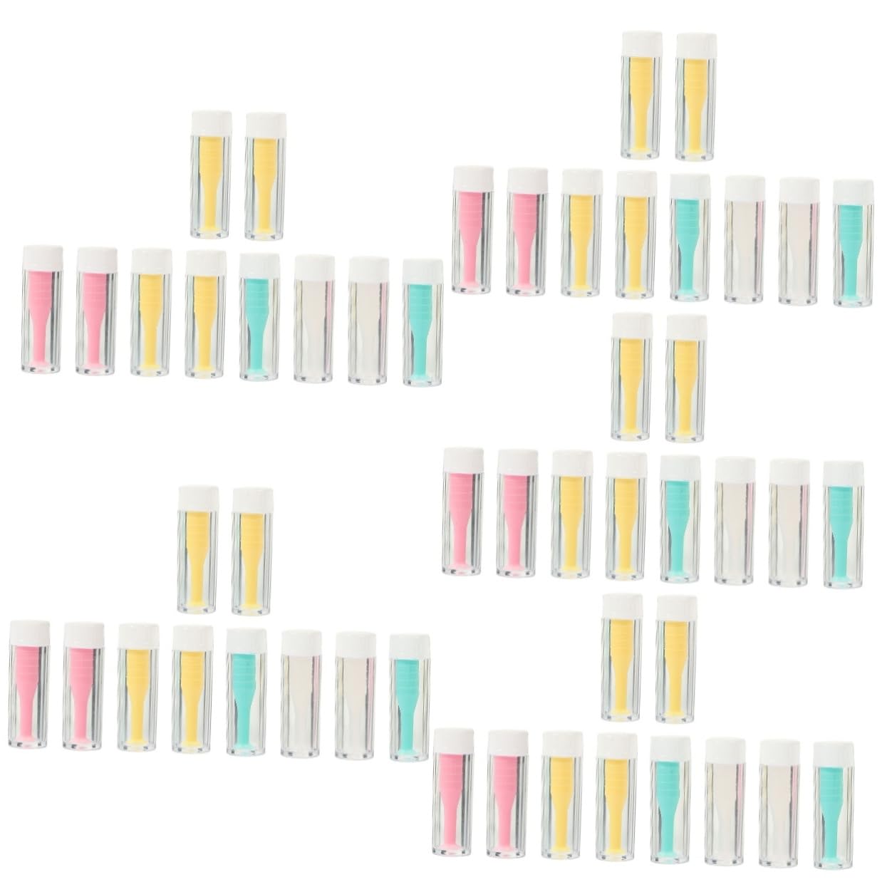 50pièces Ventouses Pour Lentilles De Outils Insertion Retrait Pratiques Silicone Accessoires De Voyage Pour Lentilles Rgp Et Cosmétiques
