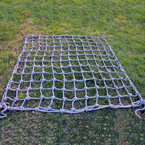 Rete da arrampicata resistente per bambini, rete di sicurezza per esterni, protezione per ringhiere del balcone, strutture da gioco in cortile, case sugli alberi e percorsi ad ostacoli (2 x 1,5 m)