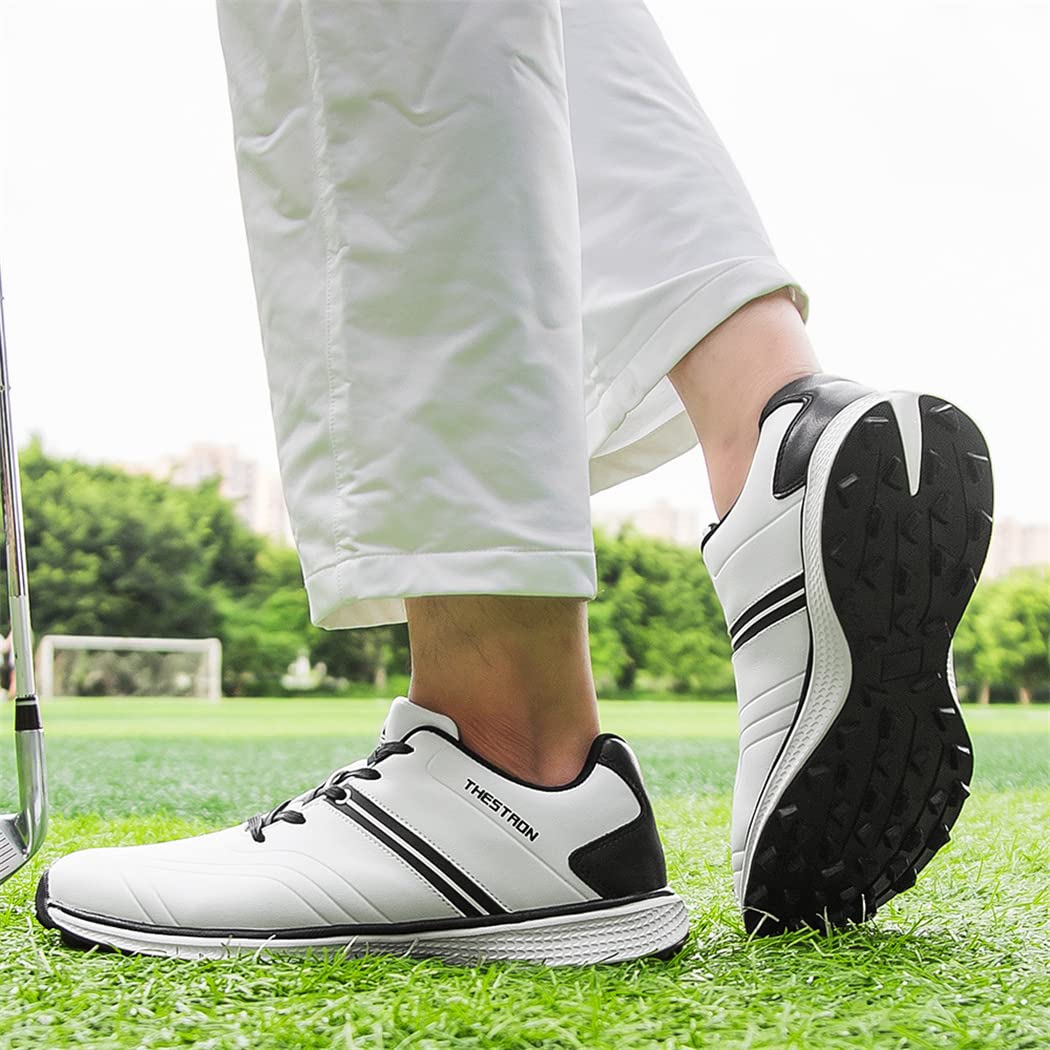 Scarpe da Golf Impermeabili da Uomo per Golfisti Professionisti Scarpe Antiscivolo per attività All'aperto E Allenamento