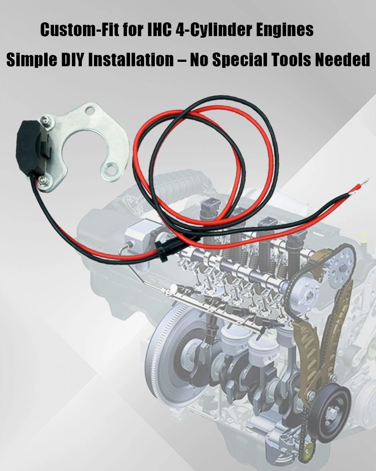 1442 Ignitor Electronic Ignition Conversion Kit Compatible with IHC 4 Cylinder, Cylinder Construction Kit