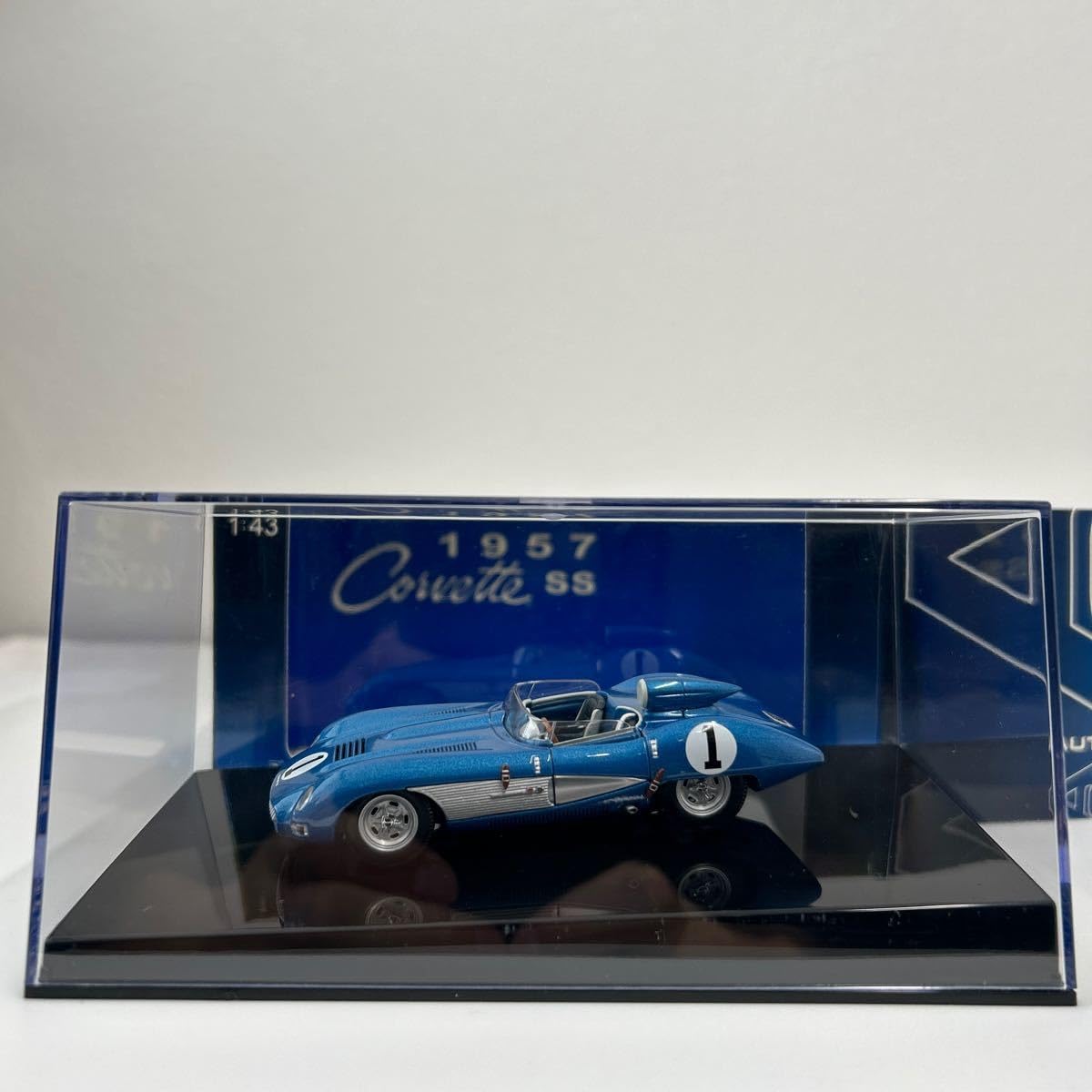 オートアート 1/43 シボレー コルベットブルー AUTOart Amazon | AUTOart 1/43 Chevrolet Corvette SS 1957 Blue オートアート