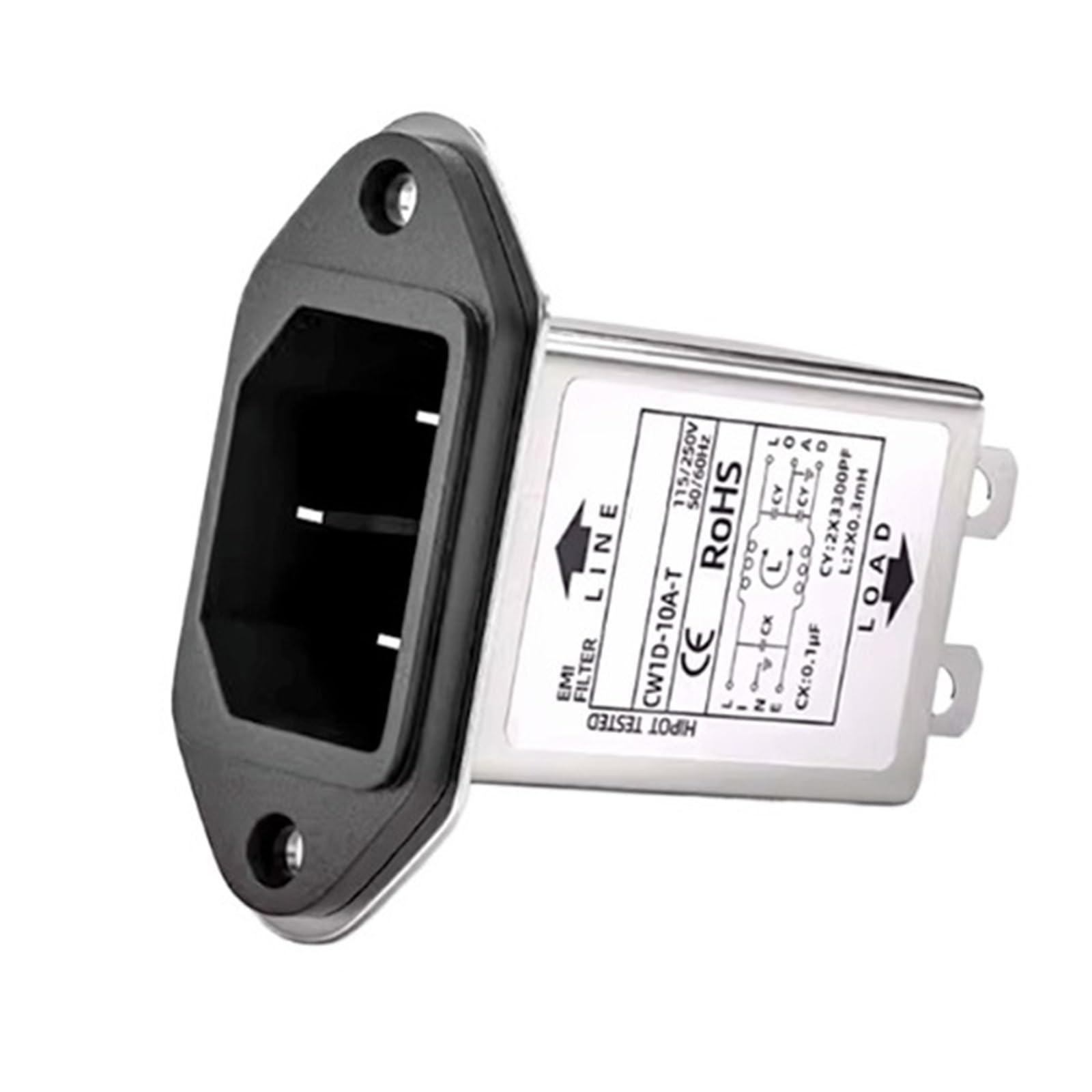 MBPAIHOP CW1D-3A/6A/10A-T Power filter CW1D-10A-T anti-interference filter socket audio power purifier power amplifier CW1D-6A-T(CW1D-3A-T)