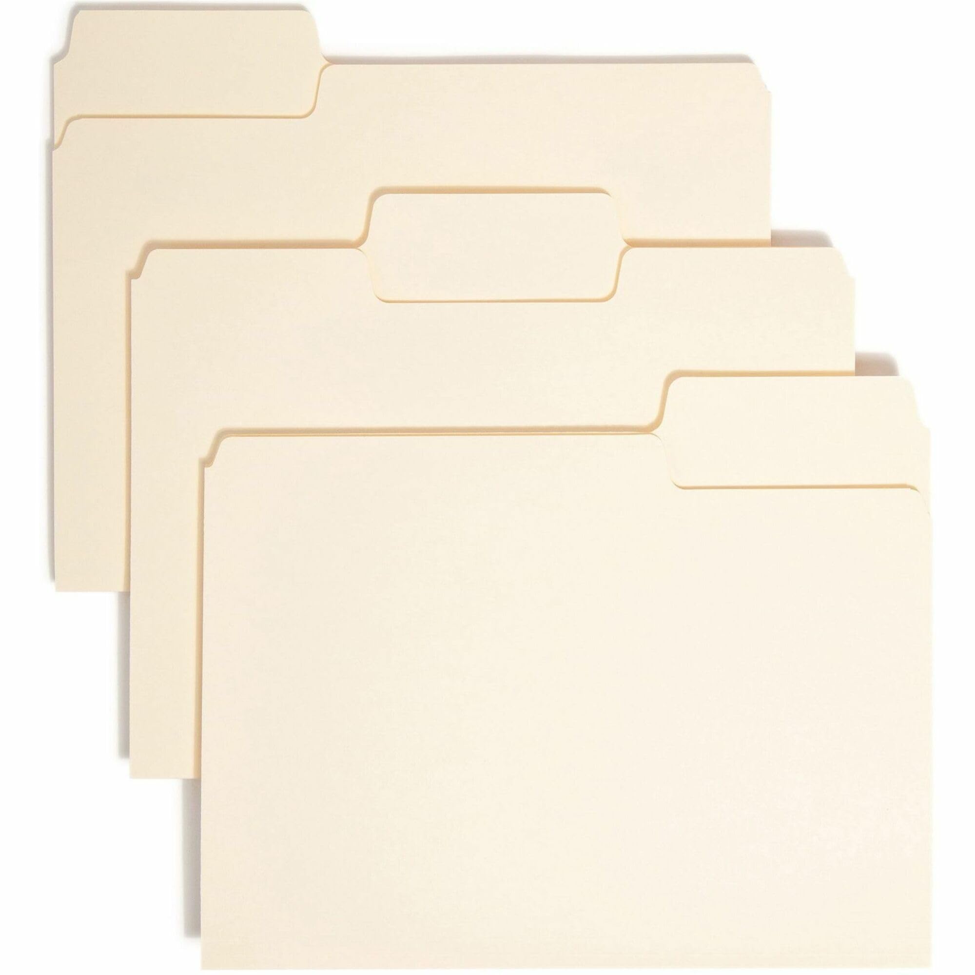 Smead SuperTab File Folder, Oversized 1/3-Cut Tab, Letter Size, Manila, 100 Per Box (10301)