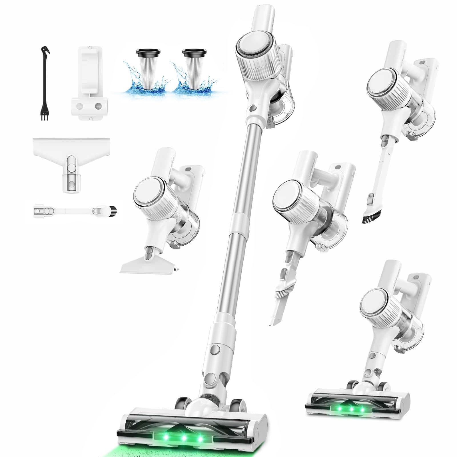 コードレス掃除機 50kPa超吸引 ごみ収集一体型 掃除機 限定1名❣️ コードレス 掃除機 50kPa超吸引 収納 充電 ゴミ収集