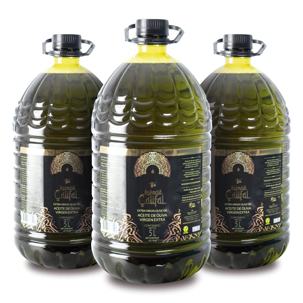 ESENCIA CALIFAL ® | Aceite de Oliva Virgen Extra 5L (3x5L) COSECHA 2025/26 - ACEITE FRESCO
