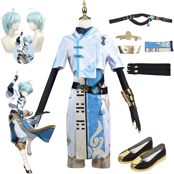 原神 重雲 フルセット コスプレ 衣装 61VMyGKvVFL._AC_SX569_.jpg