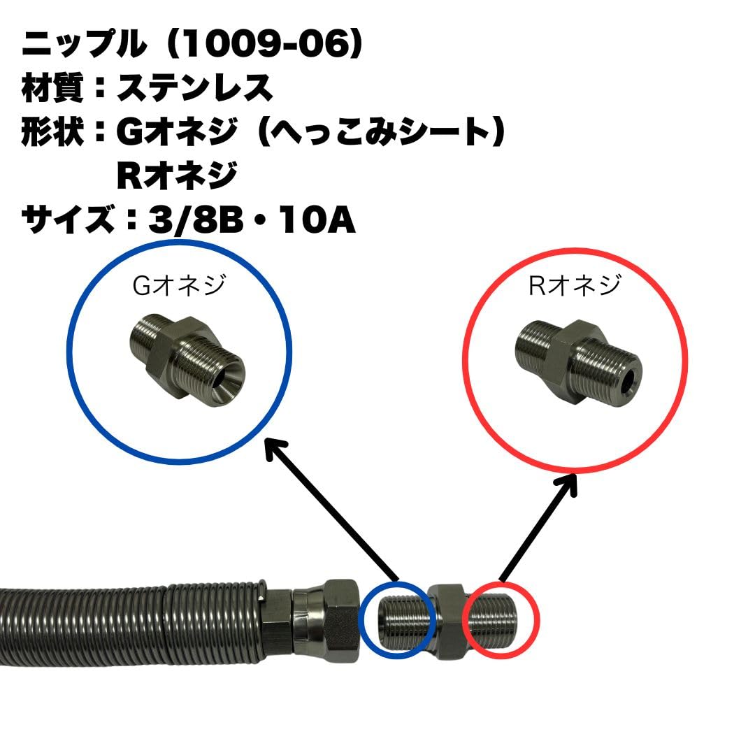 Amazon.co.jp: 洲本整備機械製作所 安全自動車 互換品 高圧ホース 3/8