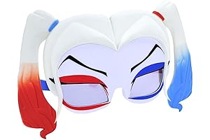 Harley Quinn Kids Sunglasses with Ponytails