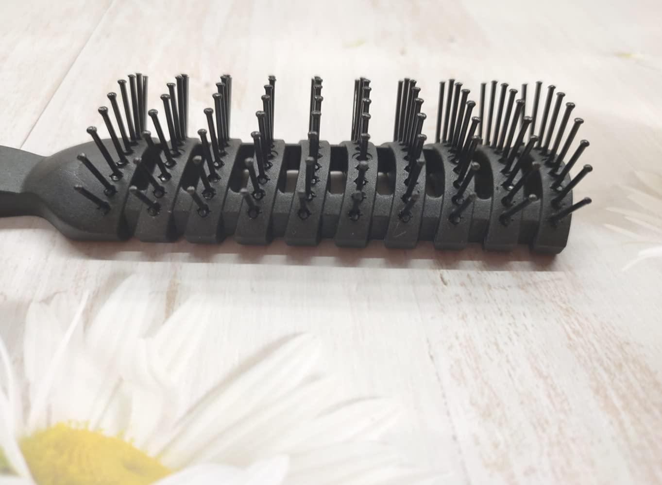 Haarbürste für Haare, schnell föhnend, antistatisch, entwirrend, Kamm für lange, kurze, nasse, lockige, glatte Männer, Frauen, 3 Stück (schwarz)