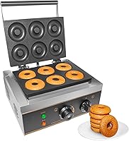 Vista 1 de GorillaRock Mini Donut Maker Máquina eléctrica para hacer donas 110 V (6 redondas)