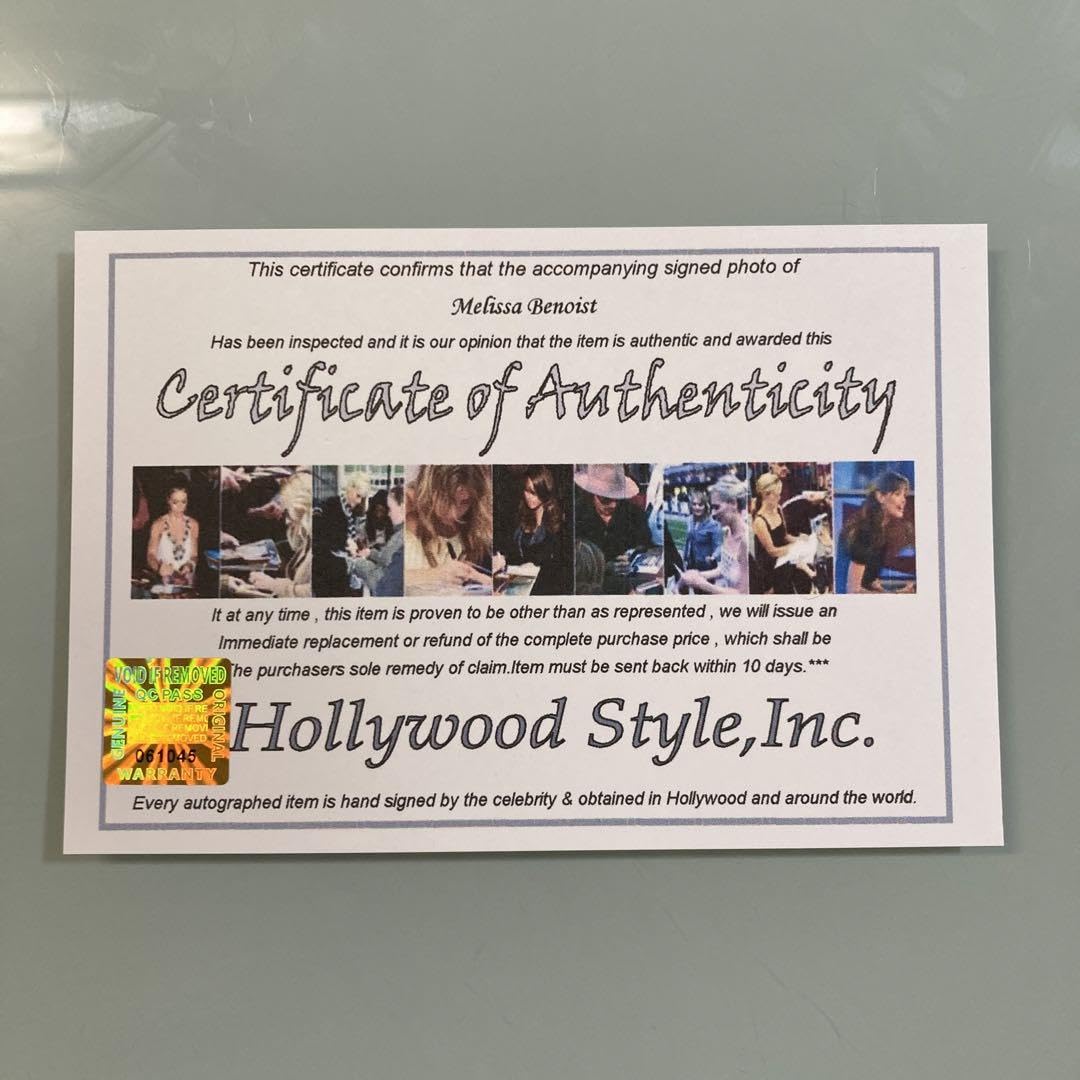 Amazon.co.jp: メリッサ ベノイスト直筆サイン入り2Lサイズ写真  