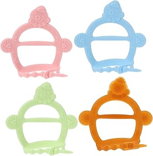 SAFIGLE 8 Peças Polvo Silicone Mordedor Brinquedos Para Bebê Brinquedo Polvo Mordedor Infantil Mordedor Mordedor De Silicone Brinquedo Mordedor De Bebê Pulseira Brinquedo Molar Bebê